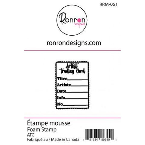 Ronron Designs Étampe De Mousse: ATC