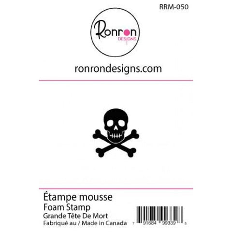 Ronron Designs Étampe De Mousse: Grande Tête De Mort