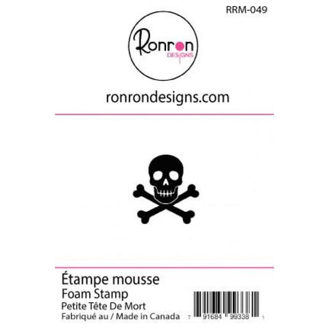 Ronron Designs Étampe De Mousse: Petite Tête De Mort