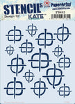 PaperArtsy - PA Stencil 483 {Kate Crane}