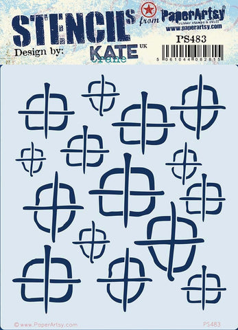 PaperArtsy - PA Stencil 483 {Kate Crane}