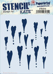 PaperArtsy - PA Stencil 484 {Kate Crane}