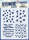 PaperArtsy Stencil 530 Regular {Kate Crane}