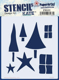 PaperArtsy Stencil 532 Regular {Kate Crane}
