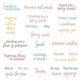 Honey Bee Berry Sweet Summer Clear Stamps