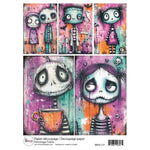 Ronron Designs Papier De Riz: Personnages Colorés