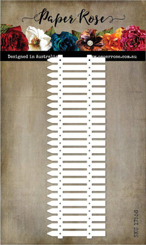 Paper Rose die - Picket Fence