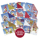 HUNKYDORY CRAFTS Gnome For Christmas Picture Perfect 8x8 Pad