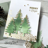 Honey Bee Stamps Pine Trees - Honey Cuts