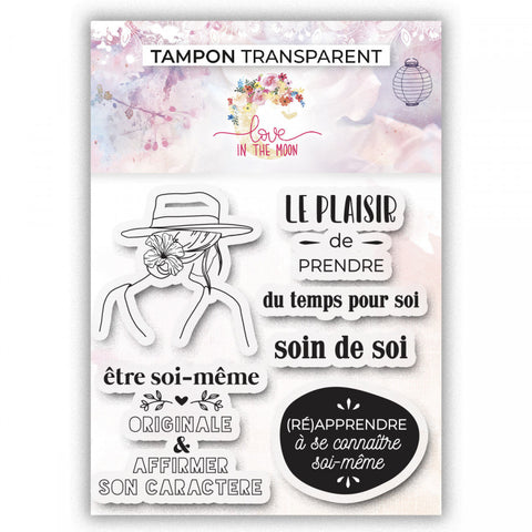 Love in the Moon - Planche de tampons - Prendre soin de soi