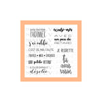 Simply Graphic - planche excuses