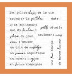 Simply Graphic - planche les jolies choses de la vie