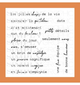 Simply Graphic - planche les jolies choses de la vie