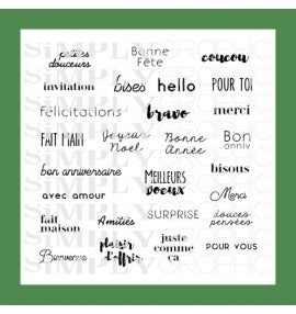 Simply Graphic - planche mini textes