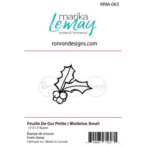 Ronron Designs Foam Stamp: Mistletoe Small
