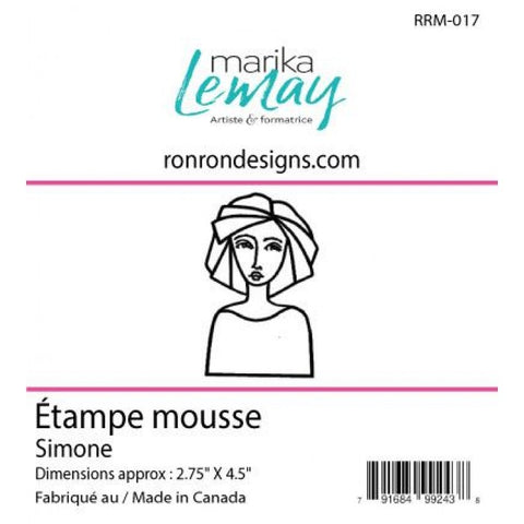 Ronron designs -Étampe de mousse: Marika Lemay - Simone
