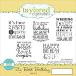 Taylored Expressions - Big Bold Birthday stamps