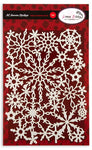 Dawn Bibby Art Nouveau. Falling Snowflakes Stencil