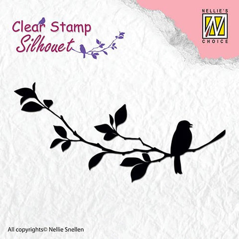 Silhouette Clear Stamp - Birdsong 1