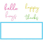 Honey Bee Slimline Sentiments: Eyelet - Honey Cuts