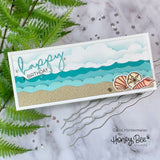 Honey Bee Slimline Sentiments: Eyelet - Honey Cuts