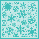 Honey Bee Stamps Snowfall - 6"x6" Background Stencil