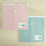 Kimidori- Transparent  plastic envelope for papers 12x12"