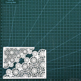 Kokorosa Metal Cutting Dies With Hollow Circle Borders