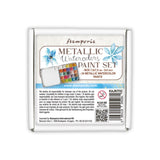 Stamperia Watercolors Metallic Paint Set (24pcs)