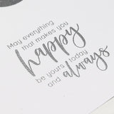 Chloes Creative Cards Photopolymer Stamp Set (A6) - Happy Birthday Sentiments