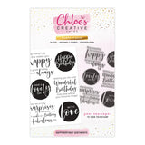 Chloes Creative Cards Photopolymer Stamp Set (A6) - Happy Birthday Sentiments