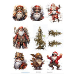 Les belles des bois - Card Topper - Steampunk De Noël 1
