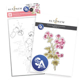 Altenew Stencil Art: Painted Geraniums & Add-on Die Bundle