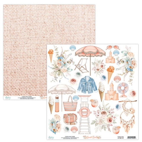 Mintay Papers 12 X 12 ELEMENTS PAPER - Sunset Beach