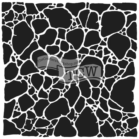 Crafter's Workshop Stencil 6"X6" Organic Matter
