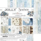 Craft O'Clock "Jolly Season" Basic 8x8-inch Scrapbooking Paper Pad
