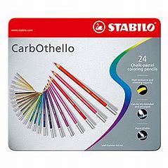 Stabilo CarbOthello Pastel Pencils, Sets, 24-Color Set