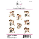 Ronron Designs Topper: Mariage 2