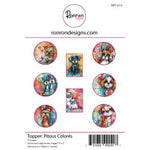 Ronron designs -Topper:  Pitous Colorés