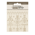 Stamperia Decorative Chips 5.5"X5.5" The Nutcracker Soldiers