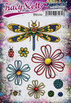 PaperArtsy - Tracy Scott 100 (A5 set, trimmed, on EZ)