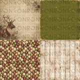 Ronron Designs Noël traditionnel - Papiers à motifs 12X12