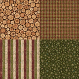 Ronron Designs Noël traditionnel - Papiers à motifs 12X12
