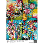 Ronron Designs Papier de riz: Marika Lemay Quatuor fleuri