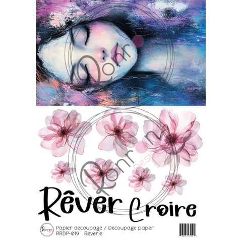 Ronron designs -Papier de riz:  Rêverie