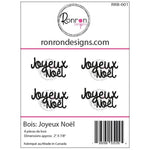 Ronron designs -Bois:  Joyeux Noël