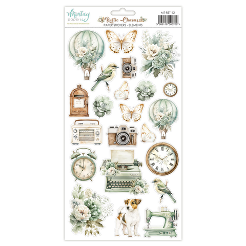Mintay Papers Paper Sticker Set - RUSTIC CHARMS