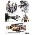 Ronron Designs Papier De Riz: Zombies En Cavale
