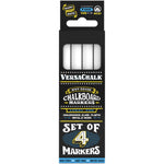LC VersaChalk Fine Liquid Chalk Markers 4/Pkg White