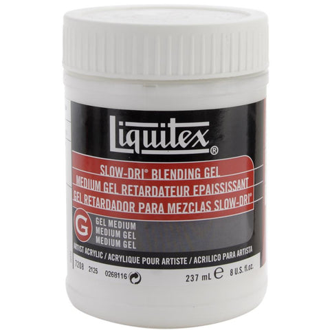 Liquitex Slow-Dri Blending Acrylic Gel Medium 8oz